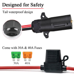 GragicSZ ring terminal and hole size shown on scale for secure mounting benefit