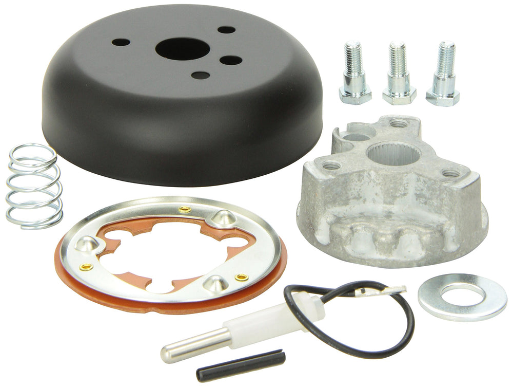 Grant 3162 installation kit front view showing hub, hardware and trim for easy installation