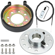 GREHUA front assembly showing brake drum and sprocket, reliable replacement