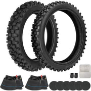GREHUA front packaging showing tire and tube, improves trail grip
