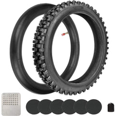 GREHUA front tire and inner tube full kit showing contents and benefit of ready installation