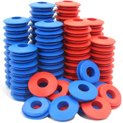 GREPSPUD front packaging showing 50 red and 50 blue seals for quick restock