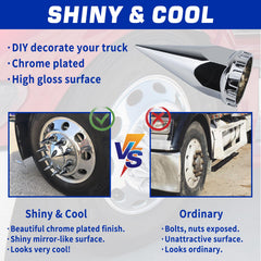 GREPSPUD installed on truck wheel demonstrating dramatic look and easy DIY upgrade