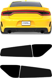 GRIDREADY front view of precut taillight overlays showing sleek finish and improved styling