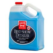 Griot's Garage gallon bottle front view showing product and quick-refinish benefit