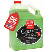 Griot's Garage gallon bottle front view showing durable ceramic protection benefit