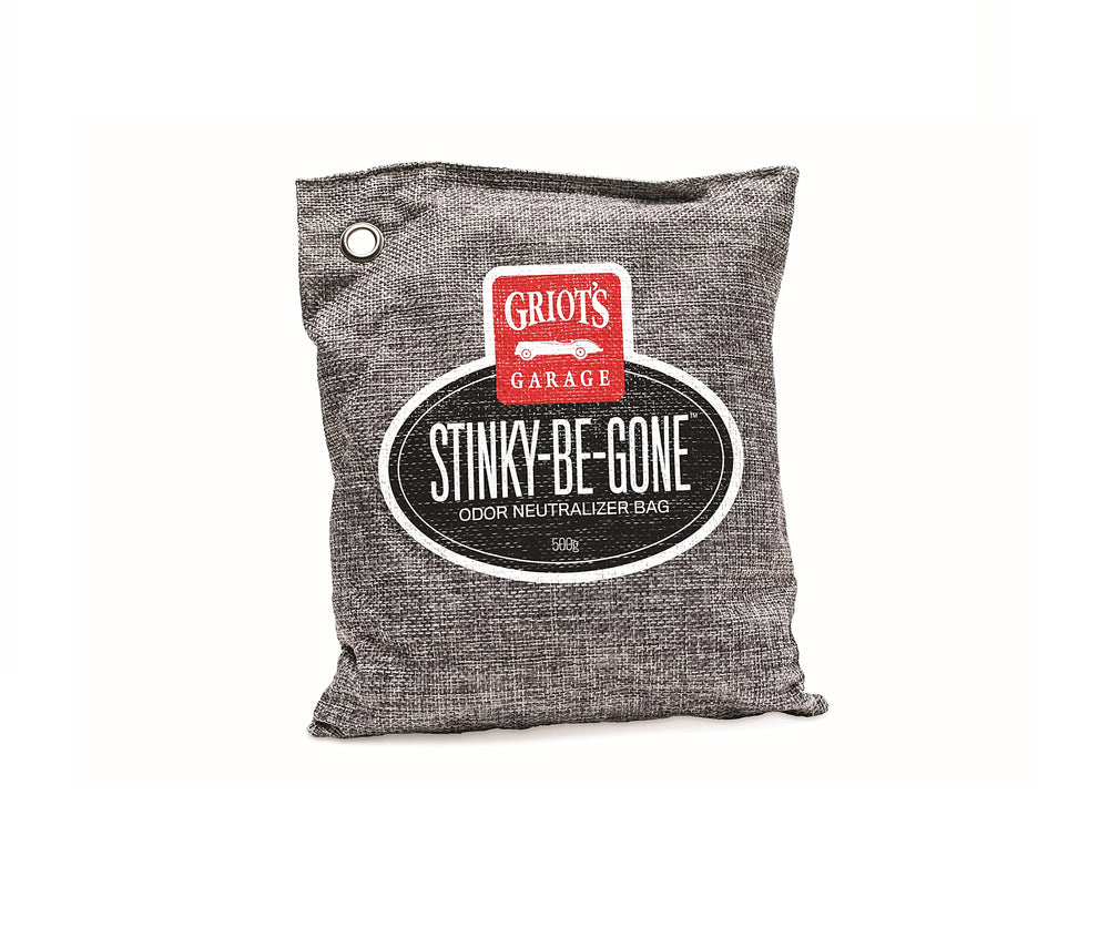 Griot's Garage front pouch showing deodorizers and long-lasting freshness