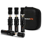 GRIZZEX front view of four deflators showing durable kit and instant readiness