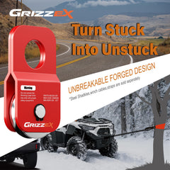 GRIZZEX side profile highlighting 45# carbon steel body and reinforced pivot for reliable strength