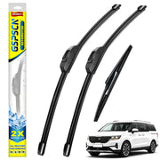 GSPSCN front packaging showing three-piece wiper set and fitment benefits