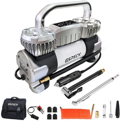 GSPSCN front view of compact inflator showing robust build and portability