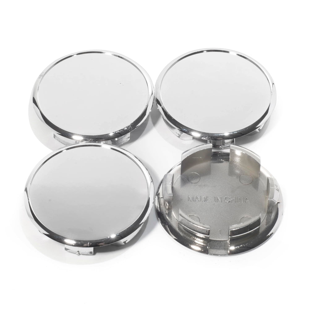 GTOWNWORKS front view chrome center cap showing shiny finish and quick replacement benefit