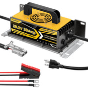 Guanlan front view of charger showing ports and status LEDs for reliable fast charging