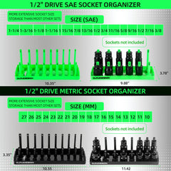 GURADESIGN close-up of printed size labels for fast socket identification