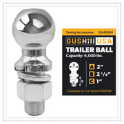 GusHill GH40004 front view showing polished chrome and durable construction benefit