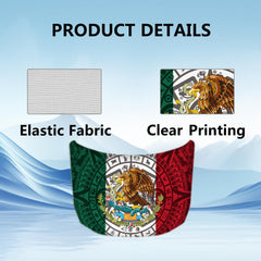 Gwaorai hood cover stretched on car hood demonstrating universal fit and smooth look