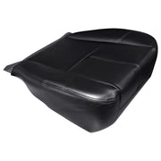GXARTS front view of black bottom seat cover showing clean fit and renewed look