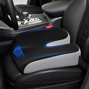 GXHYSW front view booster cushion showing ergonomic lift and improved visibility