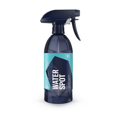Gyeon bottle front label showing product and benefit of fast spot removal