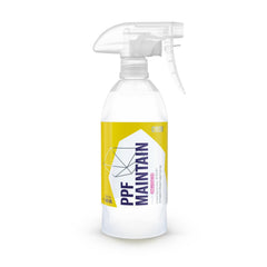 Gyeon bottle front view showing product and clean finish benefits