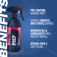 Gyeon Prep spray nozzle closeup for controlled application and precision