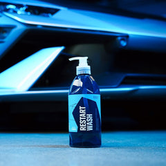 Gyeon Restart Wash concentrate pouring into measuring cup for easy dilution