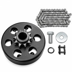 GYMMEDS clutch front profile showing 10-tooth sprocket for easy drivetrain fit