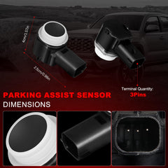 GZGN sensor installed in bumper showing proper OEM-style placement benefit