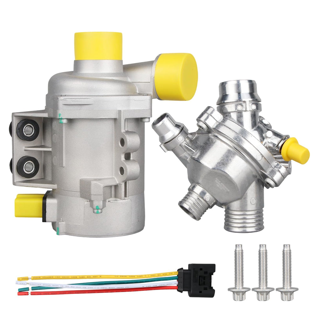 GZGN electric water pump front view showing mounting points and benefits reliable fit