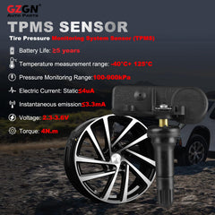 GZGN sensor top label showing OEM numbers for easy verification