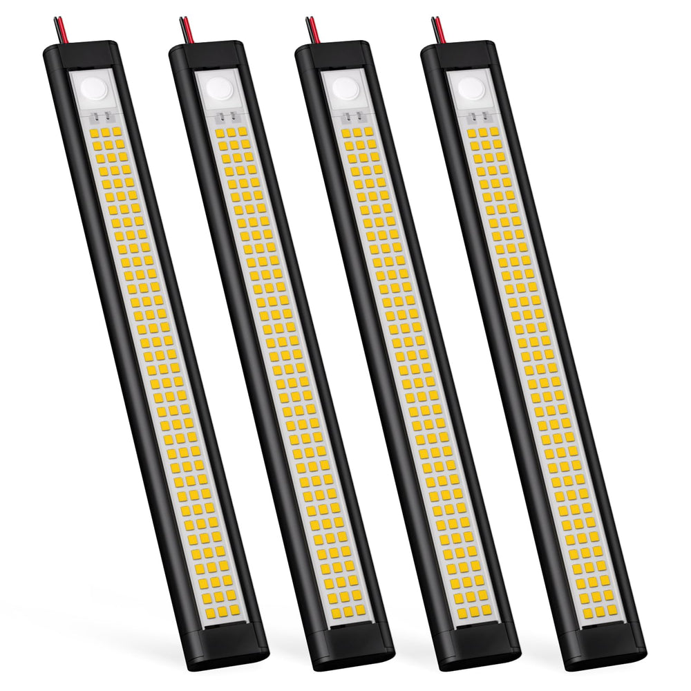 GZV front view of four-pack light bars showing compact design and bright output