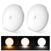 GZV front view puck lights showing slim profile and bright output benefit