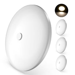GZV front view of puck light showing clean design and bright output