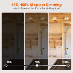GZV installed in RV ceiling demonstrating neat low-profile fit