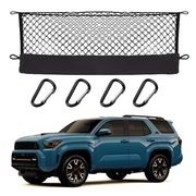 Hacyikee cargo net front packaging showing product and compatibility benefits