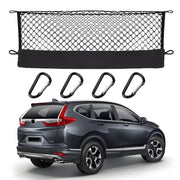 Hacyikee cargo net front view showing full trunk coverage and tidy storage
