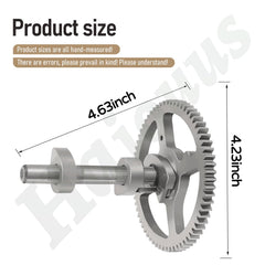 Haiouus camshaft installed in engine showing fitment and restored valve motion benefit
