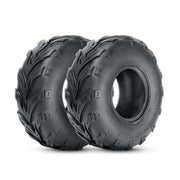HALBERD front view of 145/70-6 tire showing tread and fit benefits