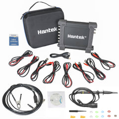 Hantek 1008C front panel showing channel inputs and controls for fast diagnostics