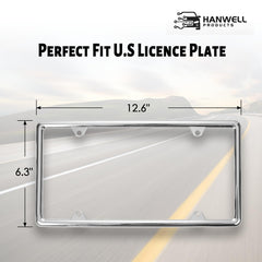 Hanwell Products back view with clips and metal screws for secure hold