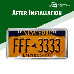 Hanwell Products mounting kit with screwdriver and hardware for fast install