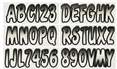 Hardline Products front packaging showing complete 146-piece boat decal kit benefit: ready-to-apply
