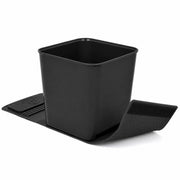 HAUSSIMPLE front view of compact car trash can, keeps cabin organized