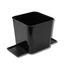 HAUSSIMPLE front view of compact car trash can showing tidy fit and easy access