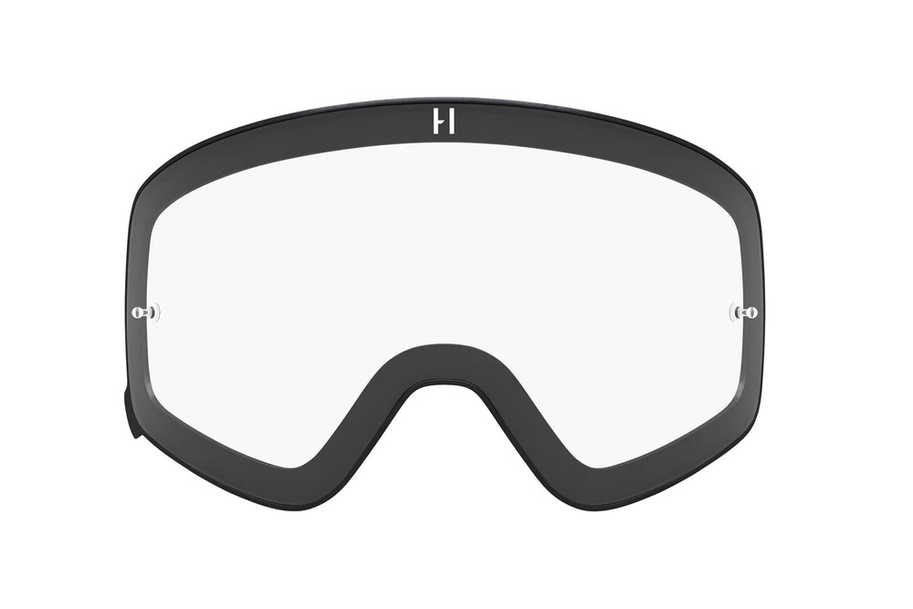 Havoc Racing clear Infinity lens front view shows wide field and neutral optics for visibility