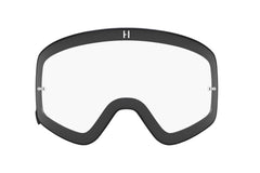 Havoc Racing clear Infinity lens front view shows wide field and neutral optics for visibility