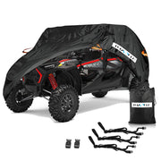 HAYCOVER front view on UTV showing full protection and weatherproofing benefit