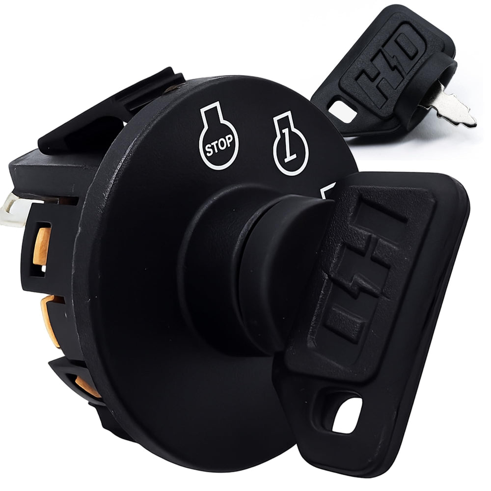 HD Switch front view of ignition switch showing durable housing and fit