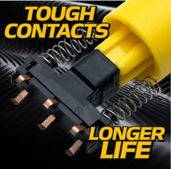 HD Switch side view highlighting sealed housing and IP53 protection against moisture