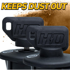 HD Switch rear view of ignition switch terminals showing clear wiring layout benefit